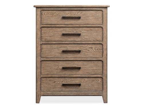 Transitional 5-Drawer Bedroom Chest
