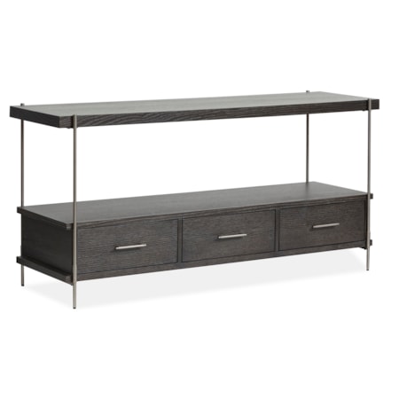 3-Drawer Sofa Table