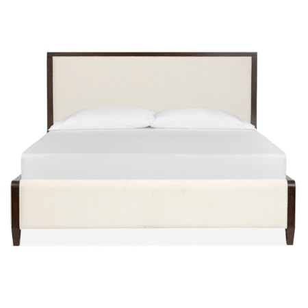 Complete King Panel Upholstered Bed