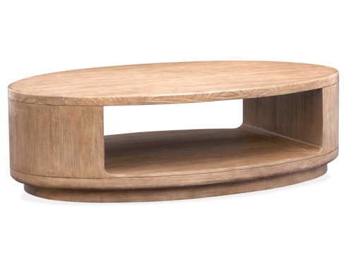 Contemporary Cocktail Table with Casters