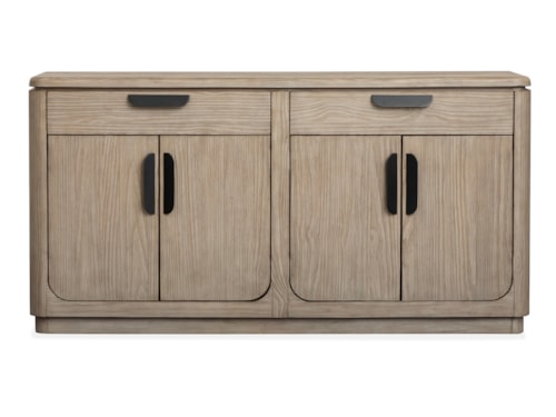 Mid-Century Modern Server with Felt-Lined Drawers