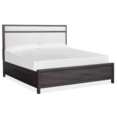 Queen Upholstered Panel Bed