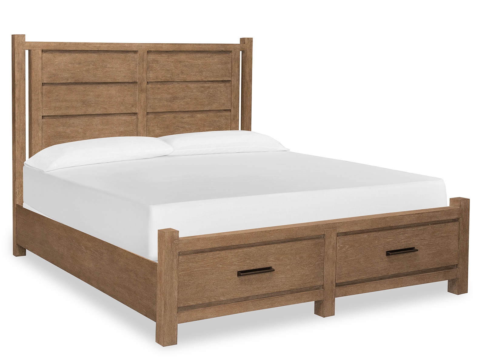 Complete King Panel Storage Bed