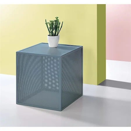 Mesh Cube Accent Table