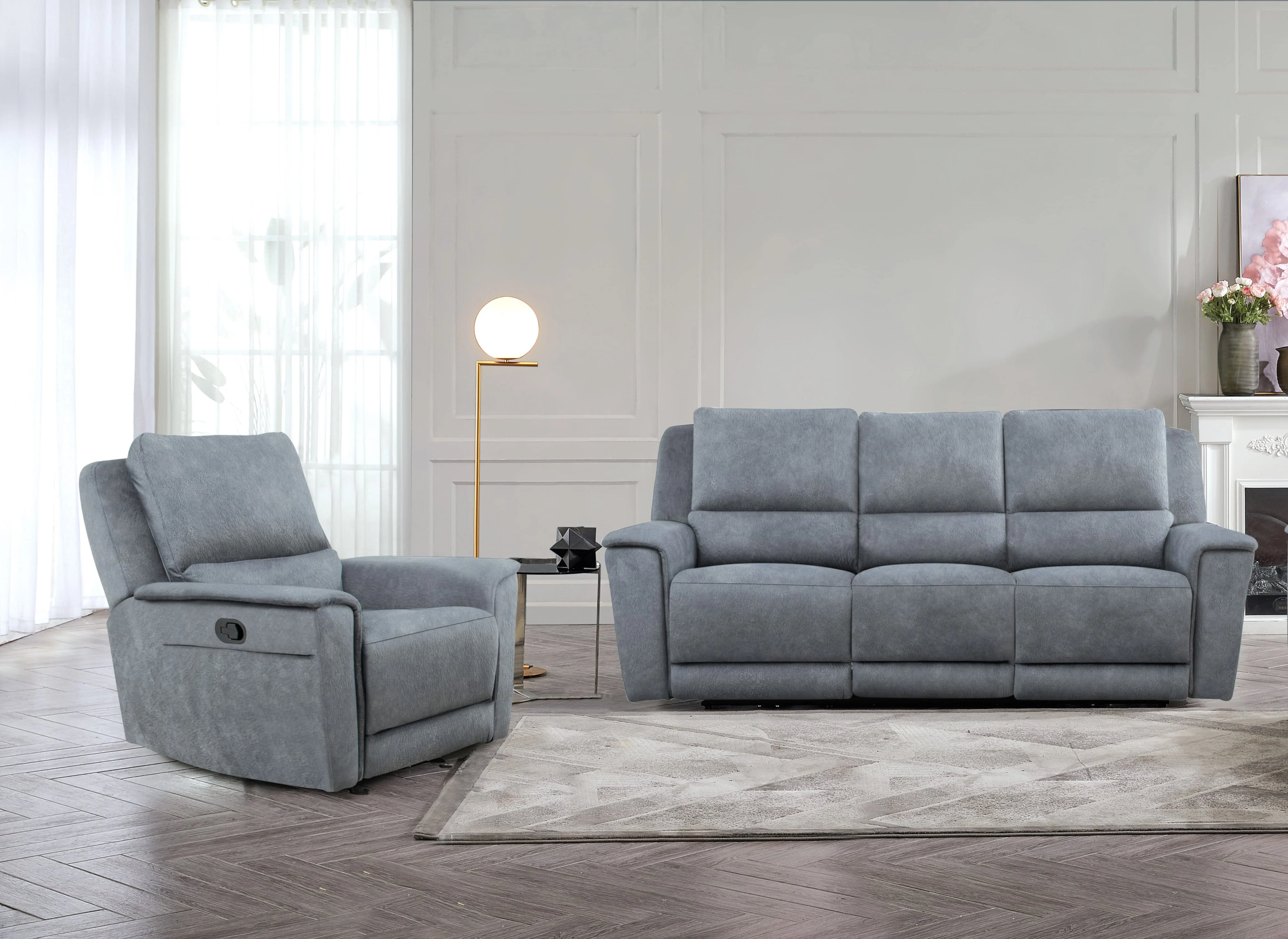 Cheers 70526 824370578 Power Reclining Sofa and Recliner with Power ...