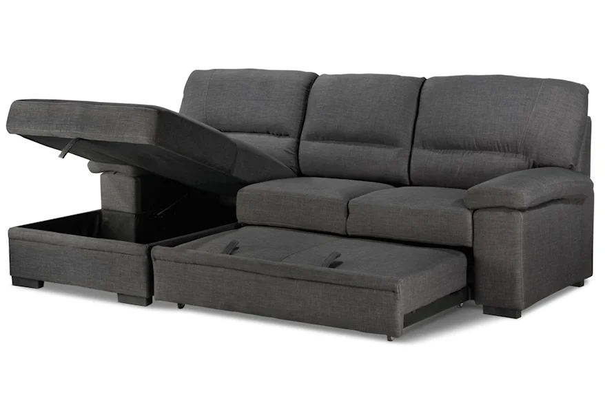 Tessaro Sleeper Sofa with Storage by Primo International at Sam Levitz Furniture