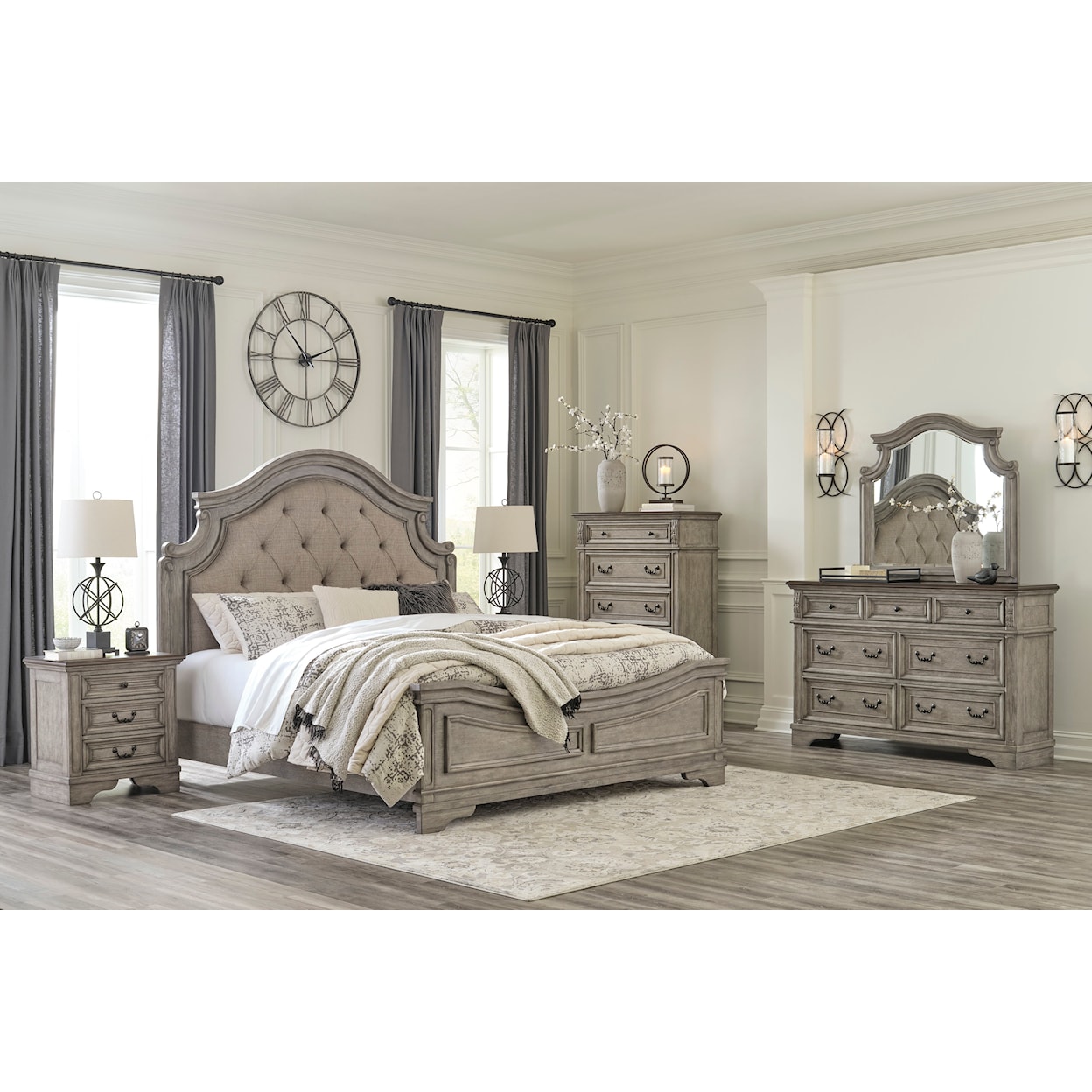 Signature Design by Ashley Lodenbay 6 Piece King Bedroom Set