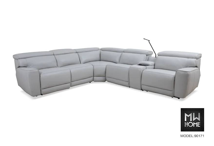 90171 6 Piece Power Sectional by Cheers at Sam Levitz Furniture