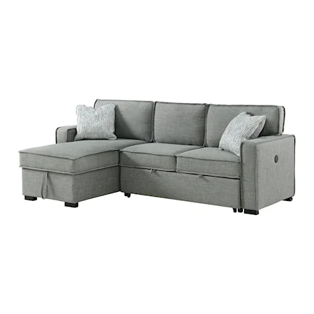 Sleeper Sectional with Storage Chaise