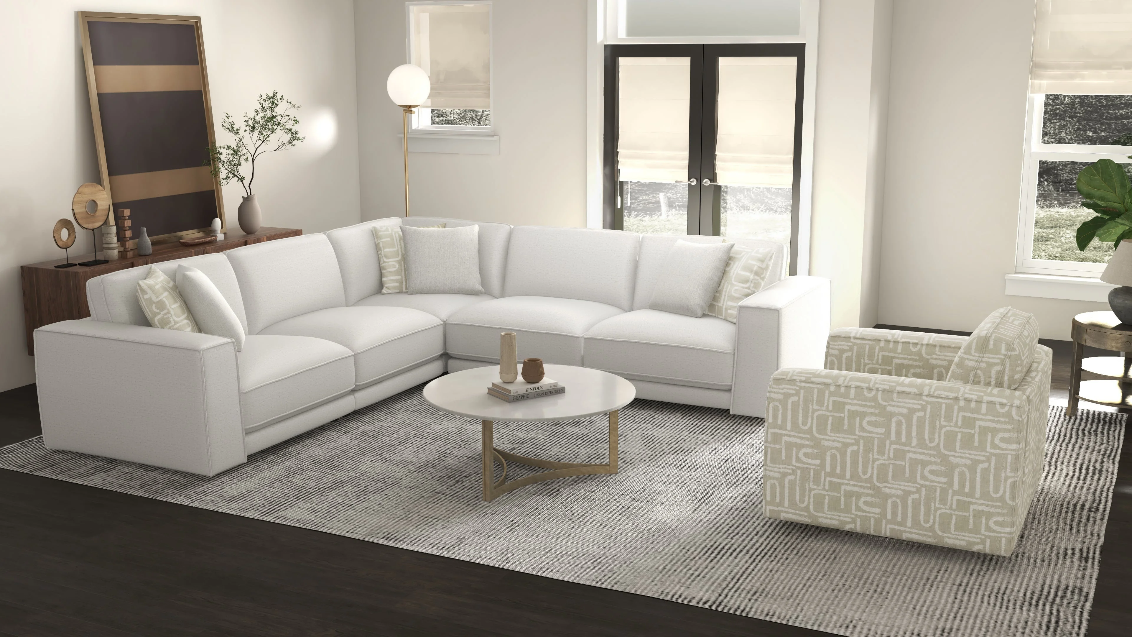 Kuka Home Nomad 123382018 6 Piece Living Room Set Sam Levitz