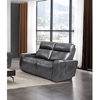 0-Gravity Power Reclining Console Loveseat with Power Headrest