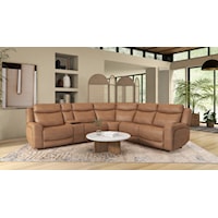 6 Piece Power Sectional with Power Headrest