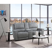 0-Gravity Power Loveseat with Console and Power Headrest