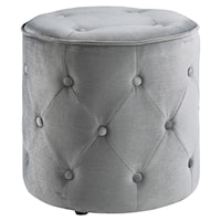 Round Accent Ottoman