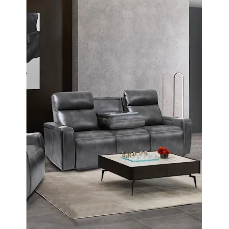 0-Gravity Power Reclining Sofa with Power Headrest