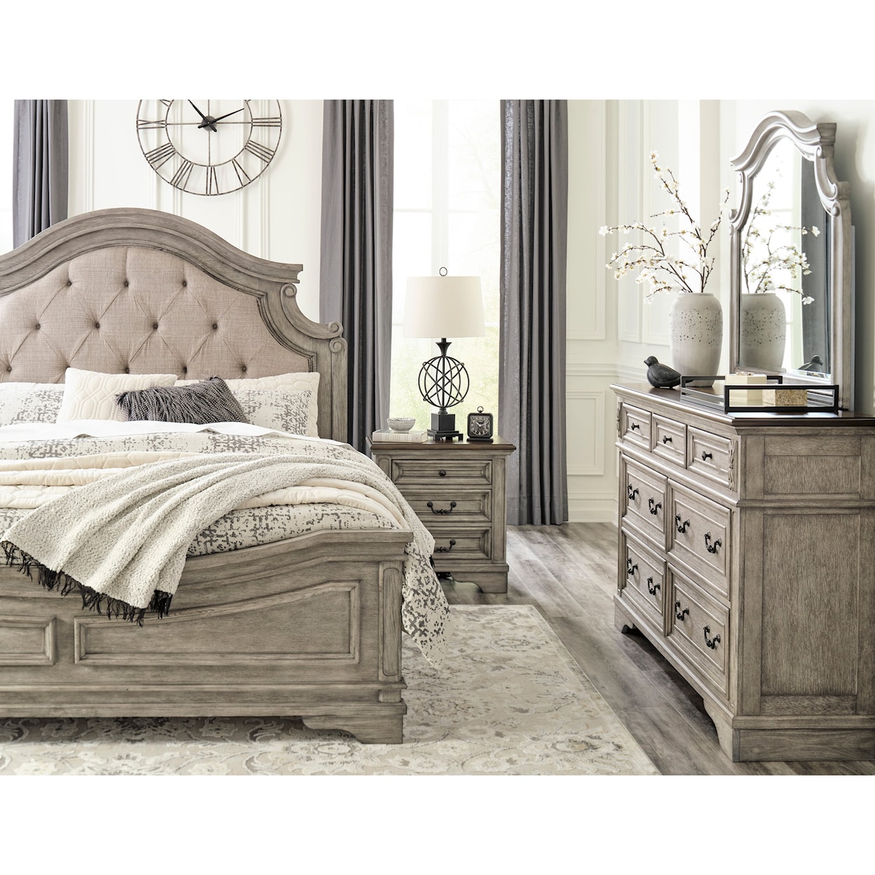 Signature Design by Ashley Lodenbay 5 Piece King Bedroom Set
