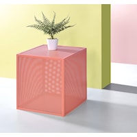 Mesh Cube Accent Table