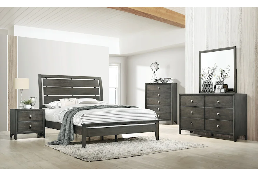 C1060A 5 Piece Queen Bedroom Set by Lifestyle at Sam Levitz Furniture