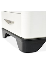 Michael Amini Tuxedo Contemporary 6-Drawer Chest with Soft Close Drawers