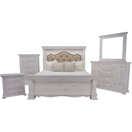 Chalet King Dresser Mirror & Nightstand