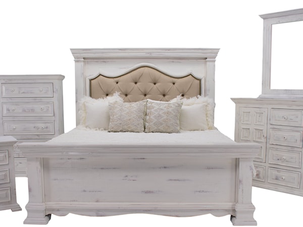 Chalet King Dresser Mirror & Nightstand