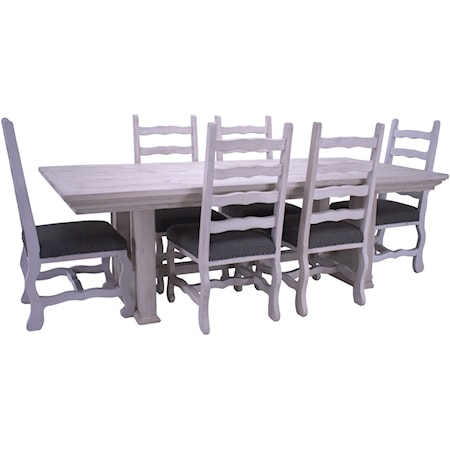 Andie Dining Table & 6 Chairs