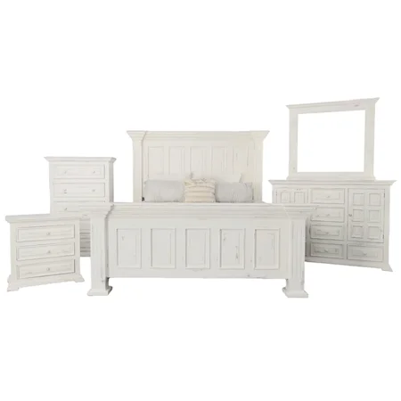 4 Piece Queen Panel Bedroom Set