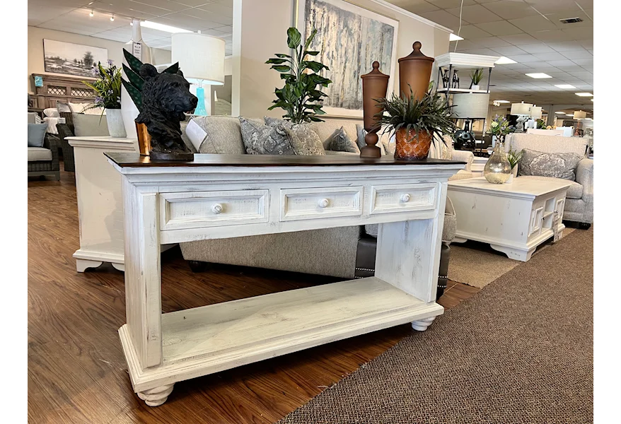 Rivers Edge River's Edge Sofa Table by Vintage at Johnson's Furniture