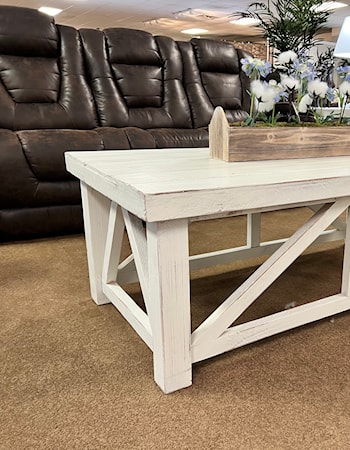 Spencer New White Coffee Table