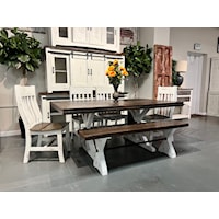 Warehouse New White with Rodeo Table