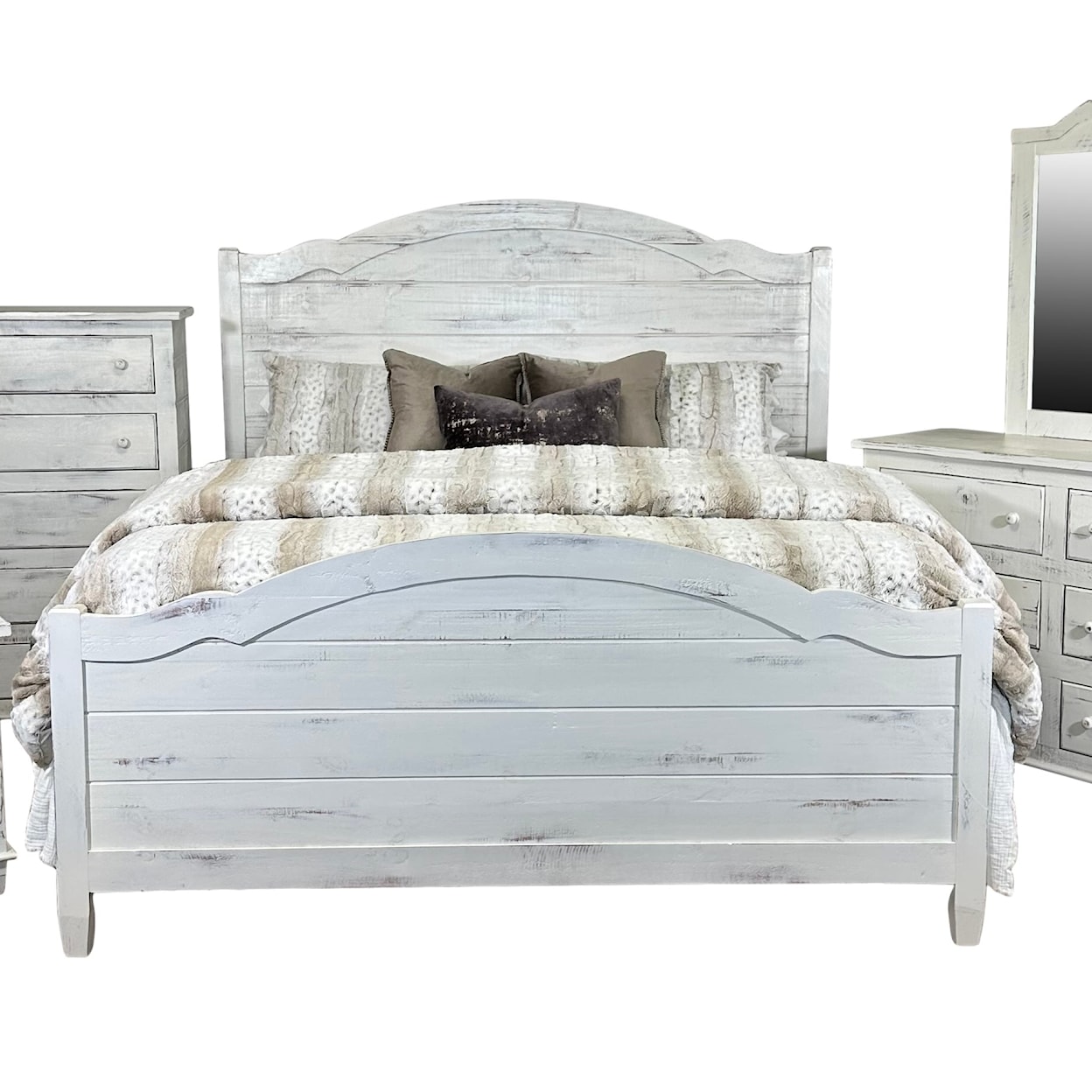 Vintage Joanna 4 Piece Queen Bedroom Set