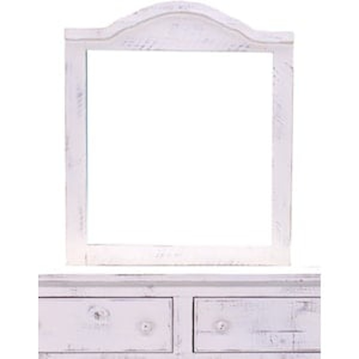 Vintage Joanna Joanna Queen Dresser Mirror & Nightstand
