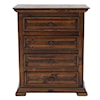 Vintage Chalet Chalet Walnut 4 Drawer Nightstand