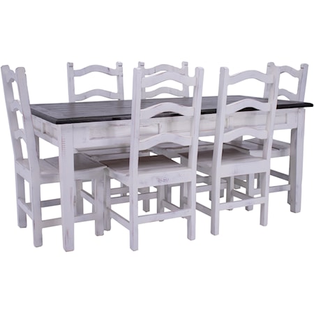 Winchester Dining Table & 6 Chairs