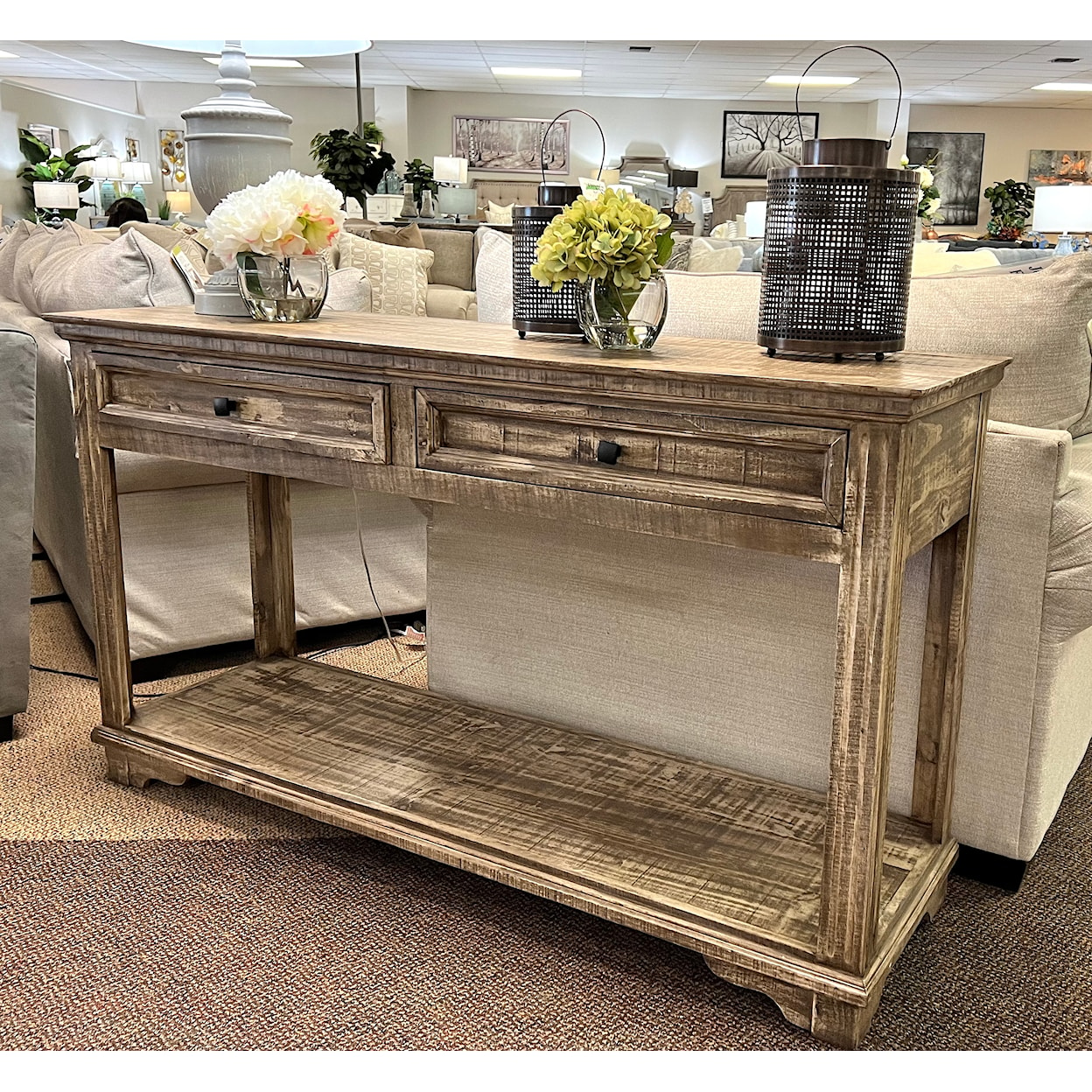 Vintage Charleston Charleston Sandstone Sofa Table