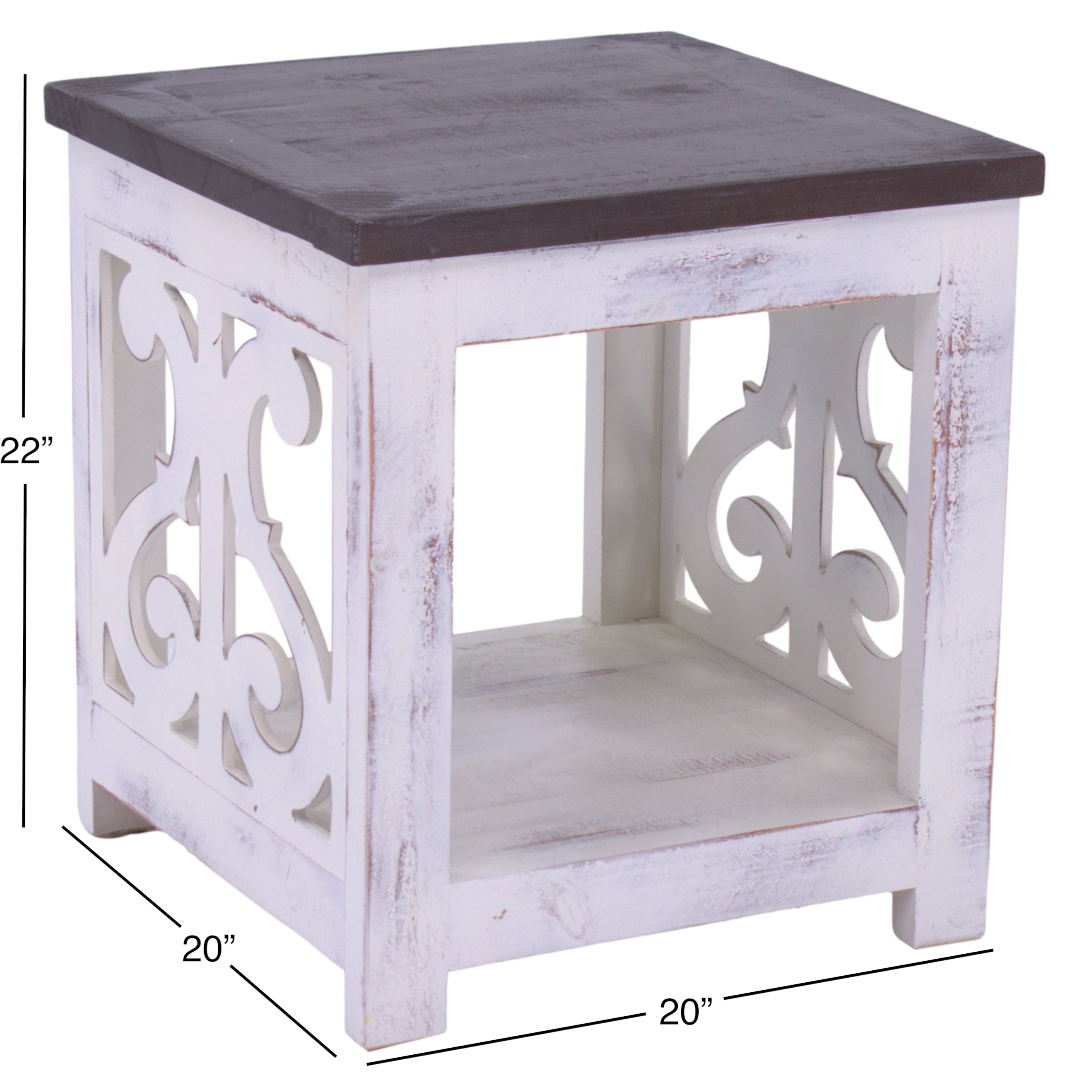 Vintage Harp Harp End Table