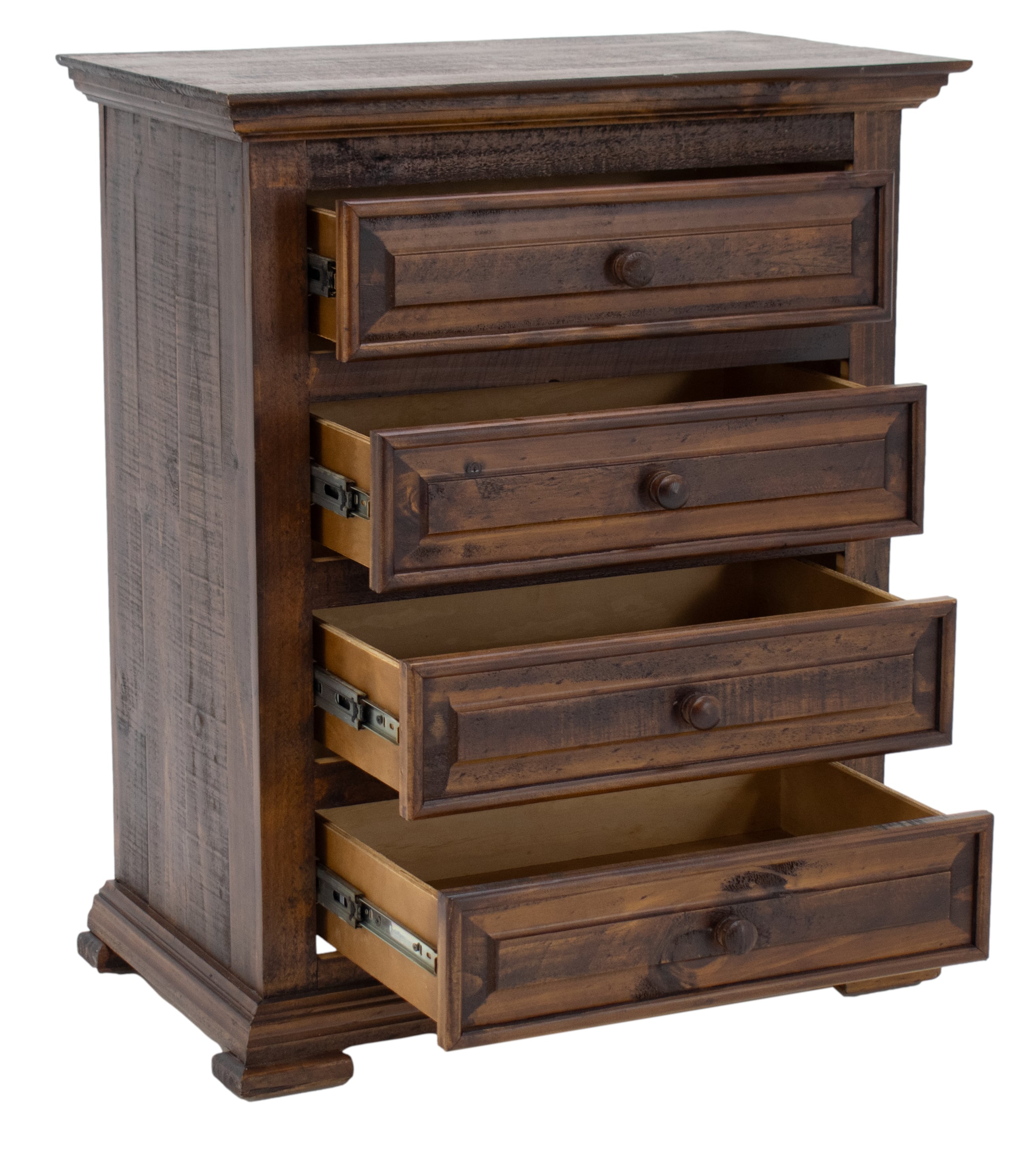 Vintage Chalet Chalet Queen Dresser Mirror & Nightstand