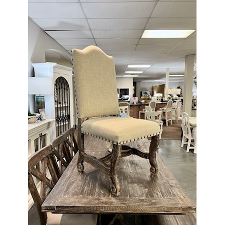 X Square Barnwood Captains Chair