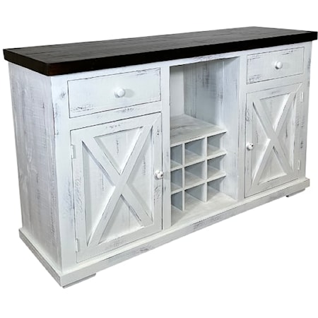 X Square Accent Buffet