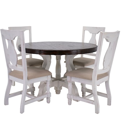 Tiffany Dining Table & 4 Chairs