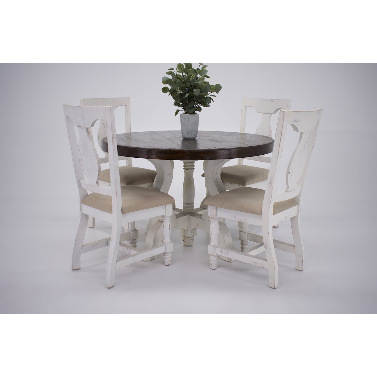 Vintage Tiffany Tiffany NW/Rodeo Dining Table & 4 Chairs