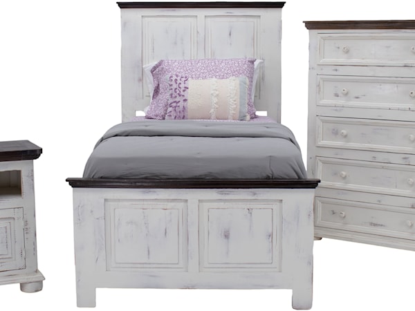 Allie Twin Bed, Chest & Nightstand