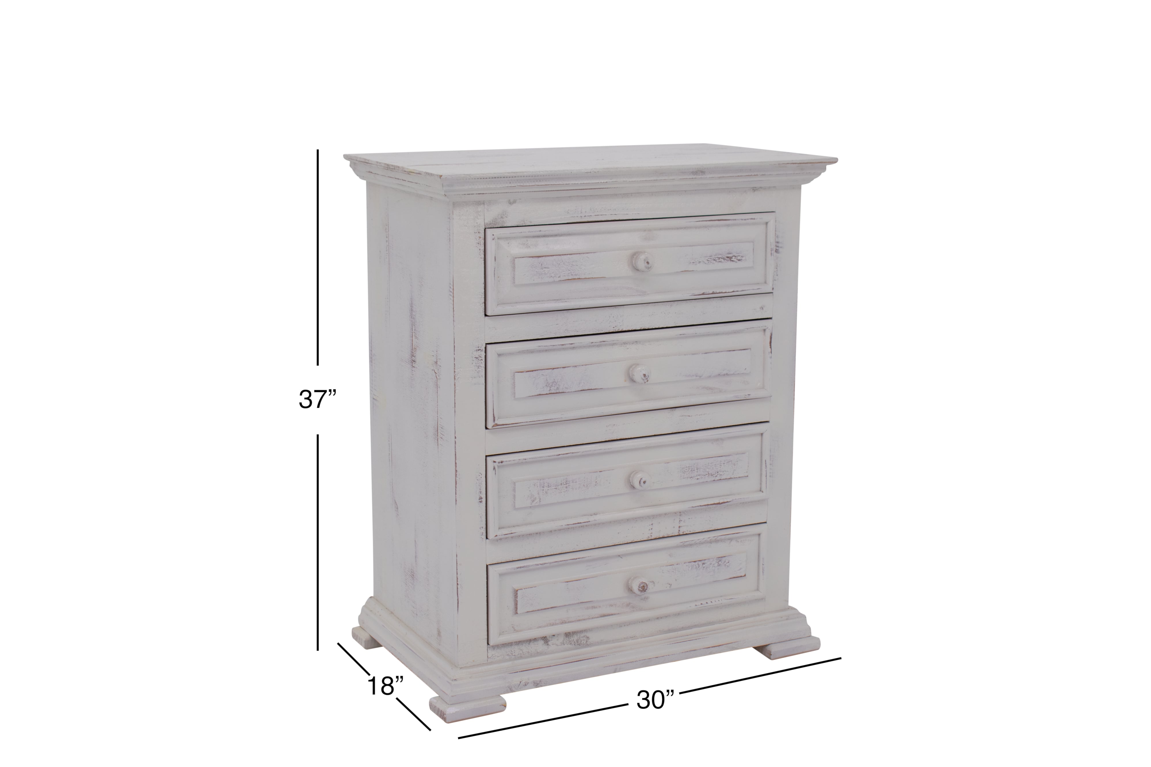 Vintage Chalet Chalet 4 Drawer Nightstand