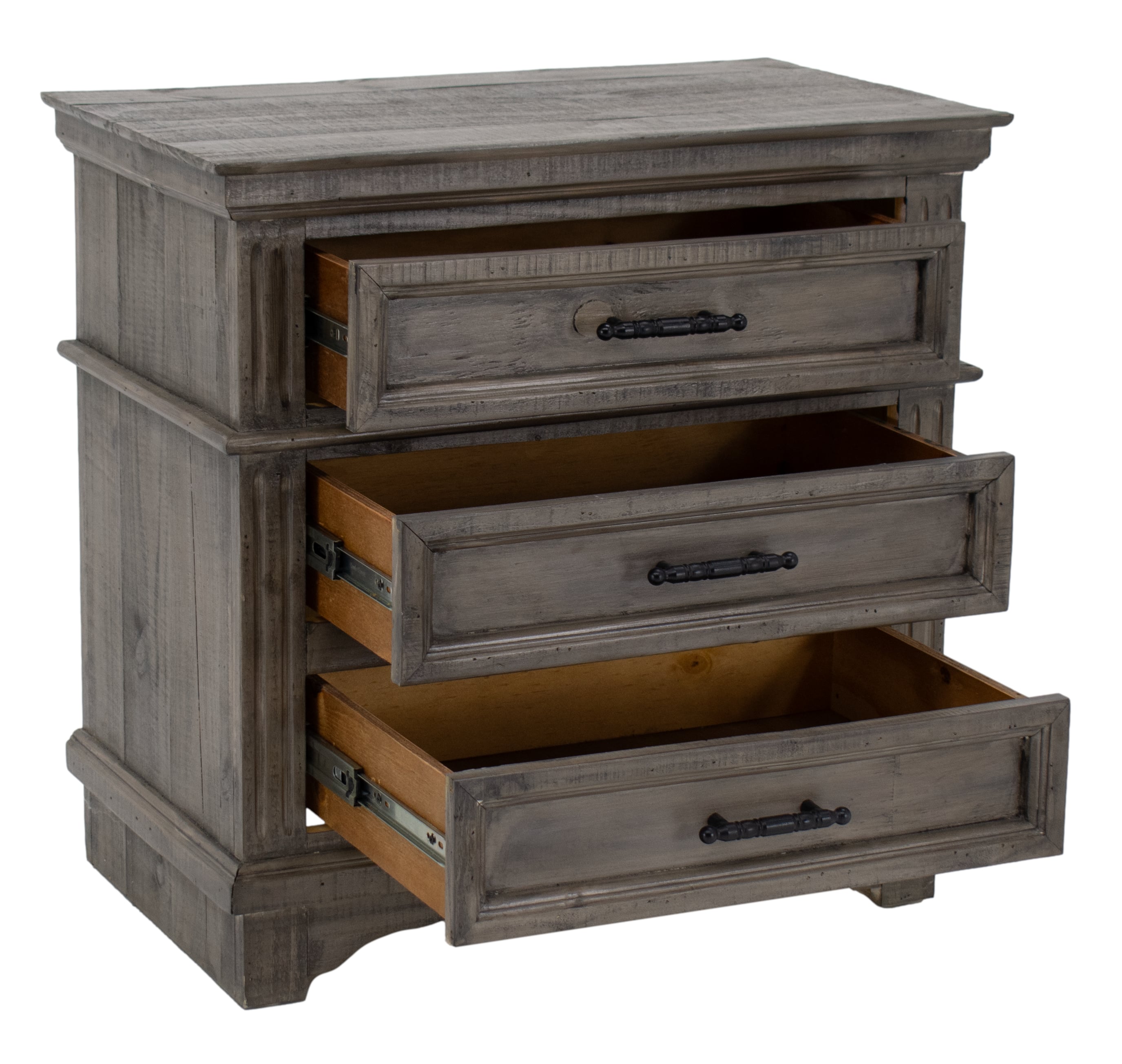 Vintage Charleston Charleston Queen Dresser Mirror & Nightstand