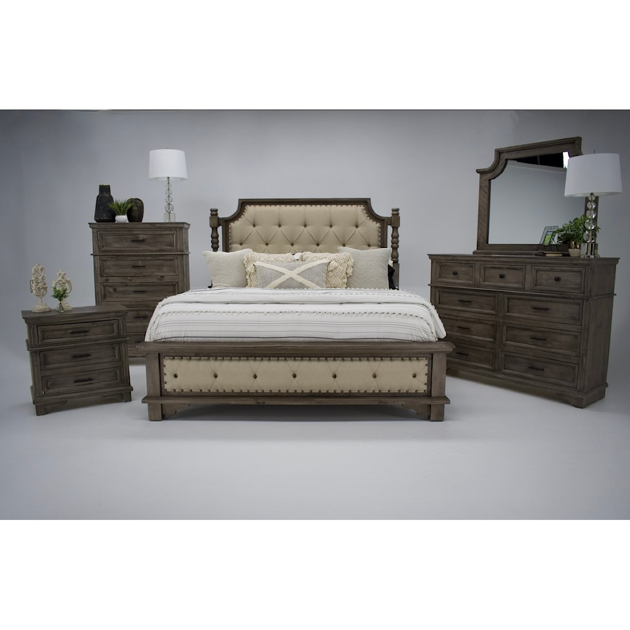 Vintage Charleston Charleston Queen Padded Bed