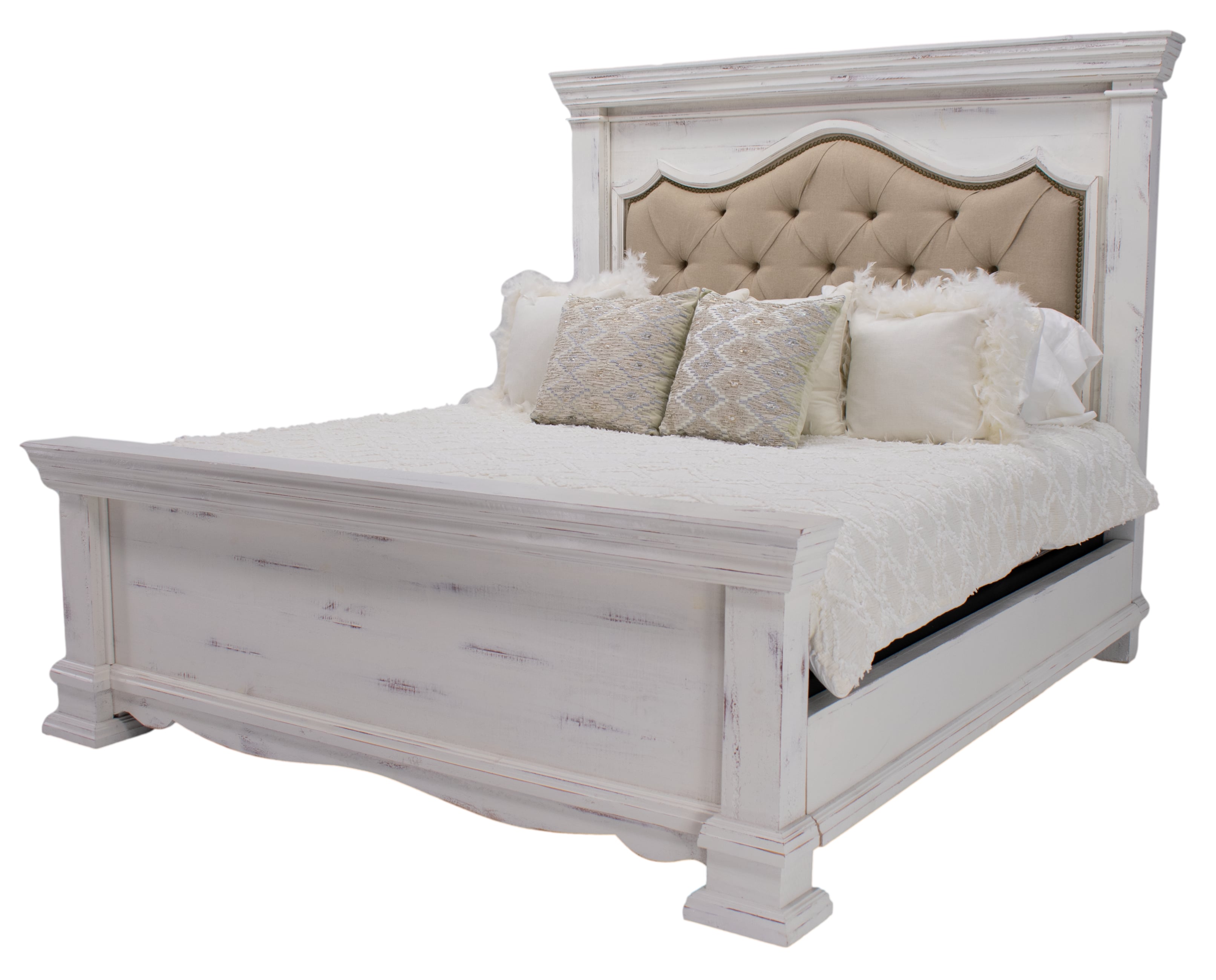 Vintage Chalet Chalet Padded King Bed