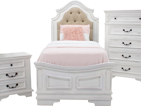 Freedom Twin Bed, Chest & Nightstand