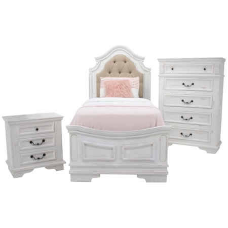 Freedom Twin Bed, Chest & Nightstand
