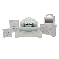 Freedom King Bed, Dresser, Mirror & Nightstand