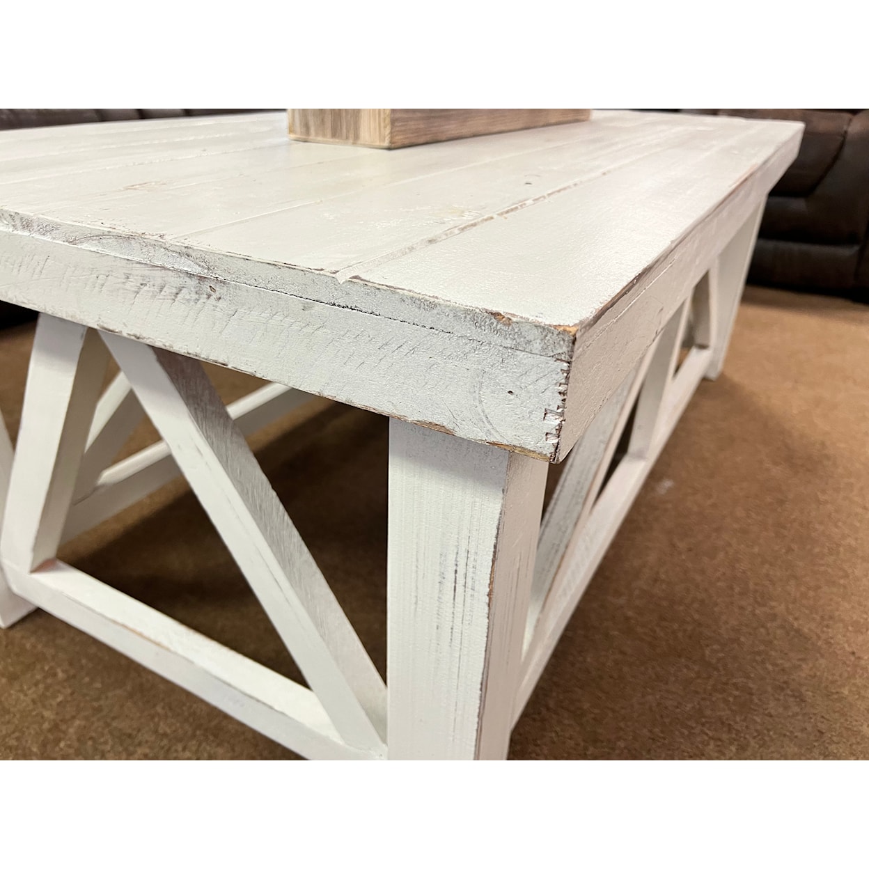 Vintage Spencer Spencer New White Coffee Table